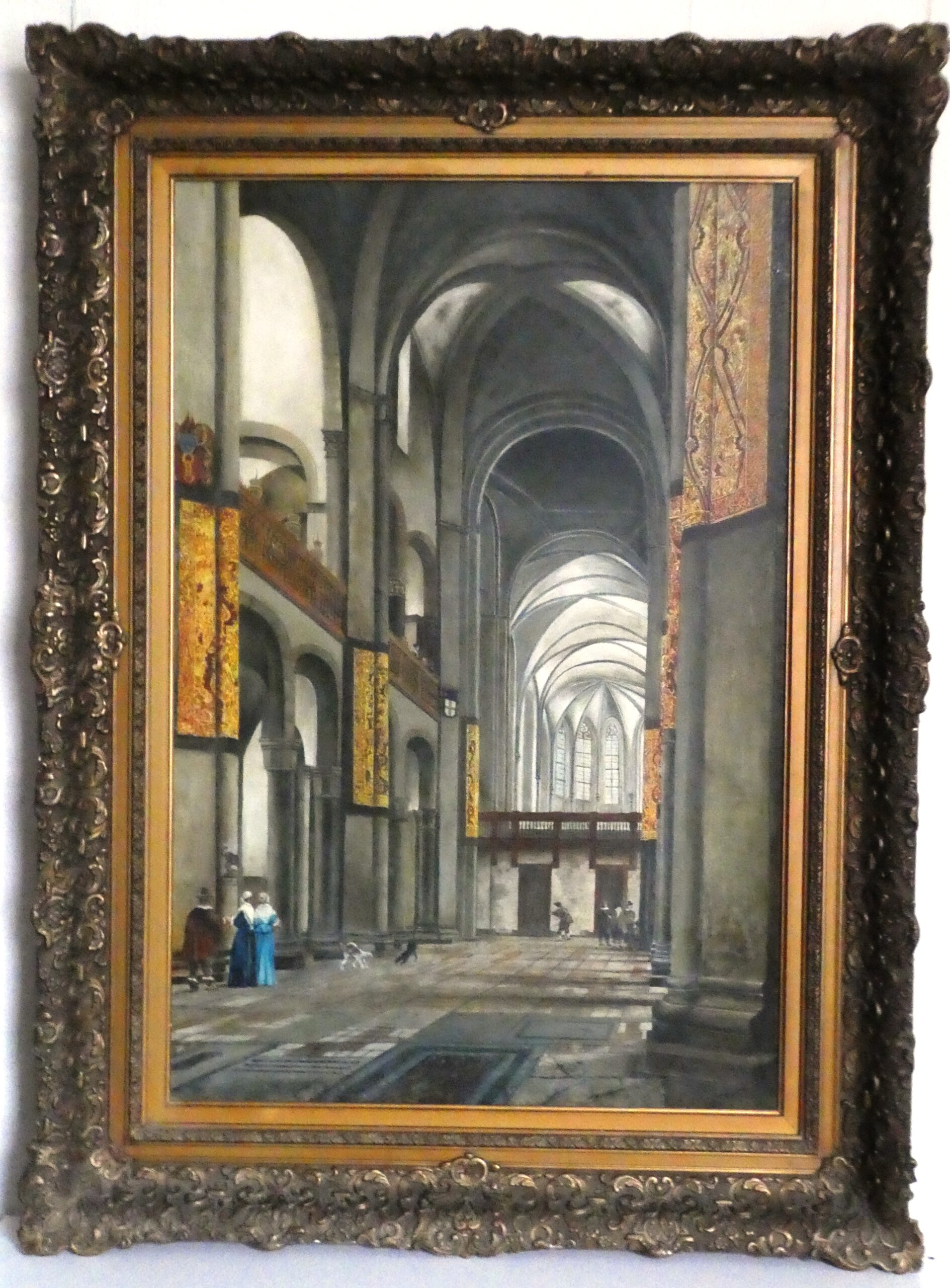 Interieur van de Mariakerk door Pieter Saenredam    €500,-